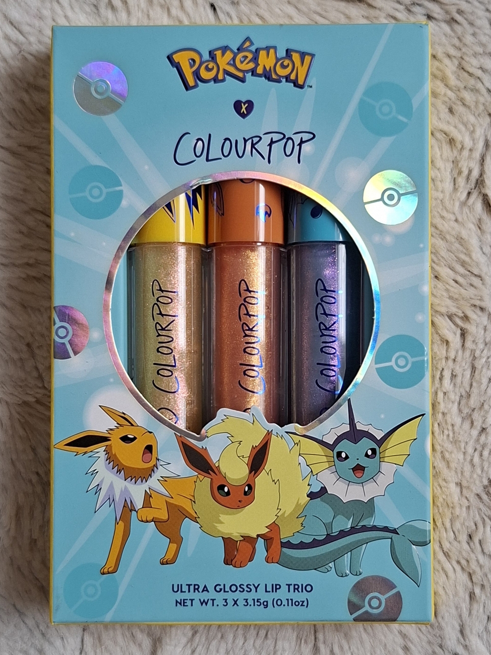 Evolution - Colourpop Cosmetics Pokemon Eevee Evolution Gloss Set Trio